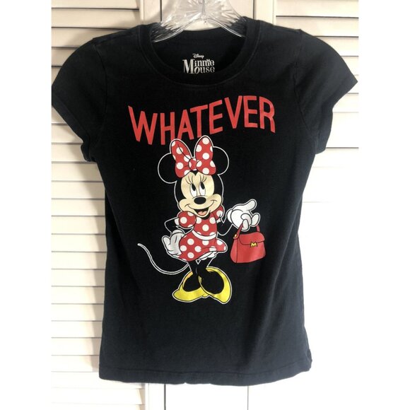 Disney Large Minnie Mouse Whatever Tee - Picture 1 of 5